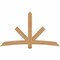 Ekena Millwork Alberta Smooth Timber Gable Bracket, Western Red Cedar, 84"W x 49"H x 3 1/2"D x 5 1/2"F, 14/12 Pitch GBW084X49X0406ALB00SWR - alternate 1